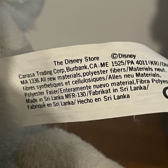 Vintage Disney Store Bambi, skunk and Lady of the tramp dog (sizes 9”-13”) - Picture 4 of 10